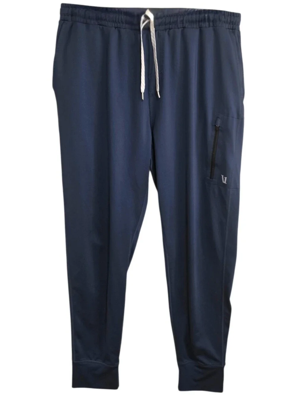 Vuori Men’s Ink Heather Blue Sunday Performance Joggers Athletic Pants, L